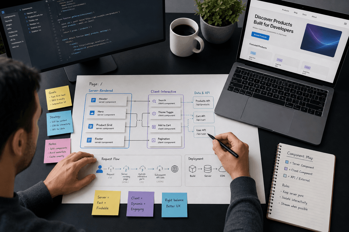 Drawing a Useful Boundary Between Server and Client React