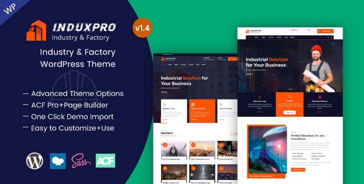 Induxpro – Industry and Factory WordPress Theme