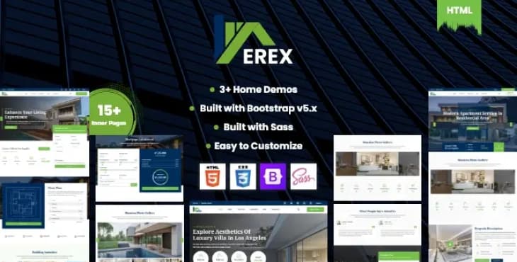 Erex – Single Property HTML Template