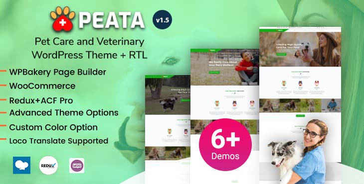 Peata – Pet Care WordPress Theme