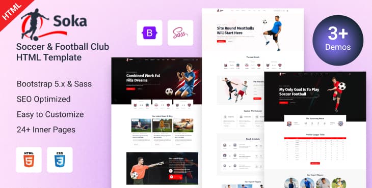 Soka – Soccer & Football Club HTML Template