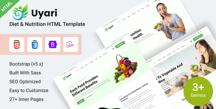 Uyari – Diet & Nutrition HTML Template