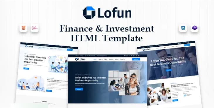 Lofun – Finance and Investment HTML Template