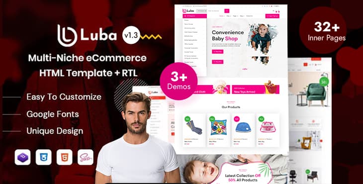 Luba – eCommerce HTML Template