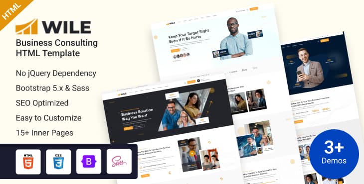 Wile – Business Consulting HTML Template