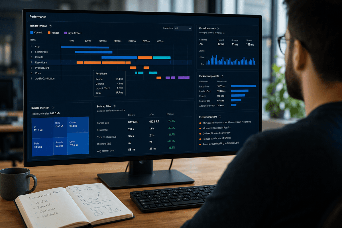 React Performance: Profile, Then Optimize the Right Render
