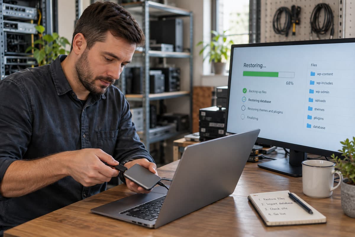 How to Restore a WordPress Website from a Backup Safely